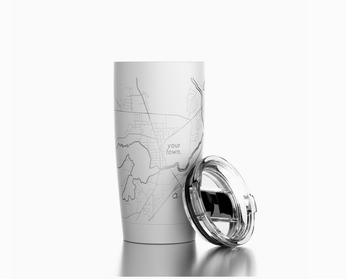 D Newport Beach CA Map 20 oz. Insulated Tumbler