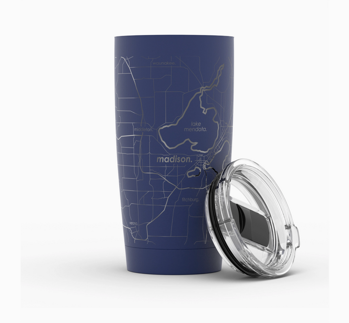 D Newport Beach CA Map 20 oz. Insulated Tumbler