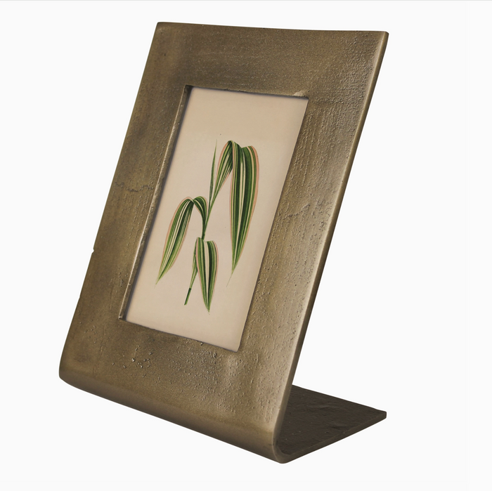 D Ridley Picture Frame, Brass - Vertical 4x6