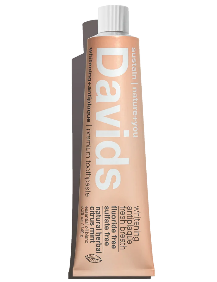 Davids premium toothpaste / herbal citrus peppermint