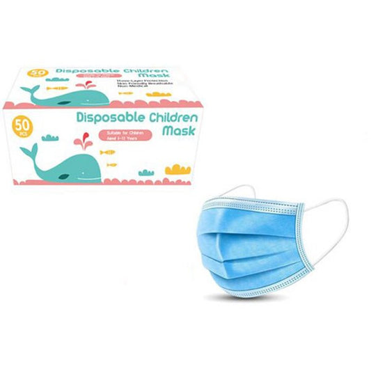 Disposable Children's Face Mask - 50 Pieces