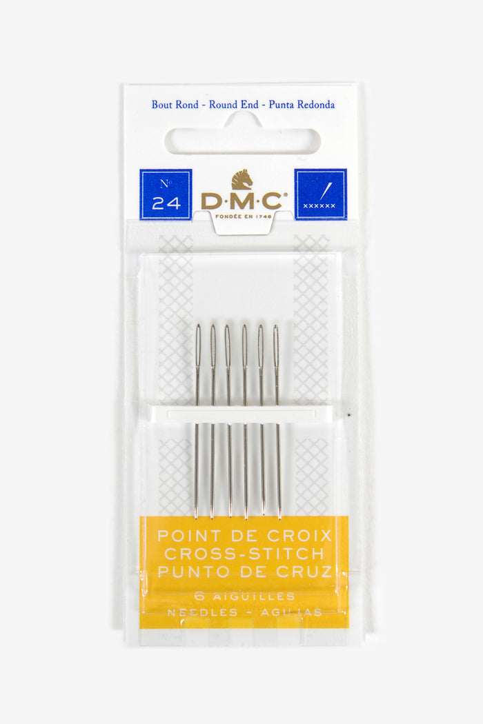 Fabriques DMC: Premium Cross Stitch Needles, Size 22 - 24, Pack of 6