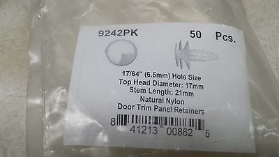 Door Trim Panel Retainer Tree Clip Fastener 50 pack