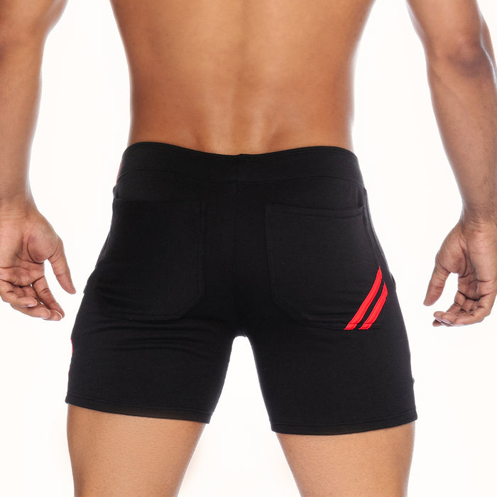 Energy Black Short vista frontal de Gigo Underwear