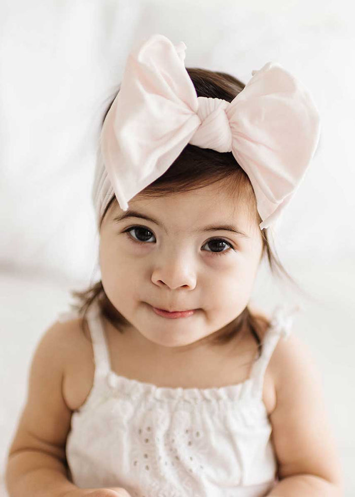 Fab Bow Headband - Ballet Pink