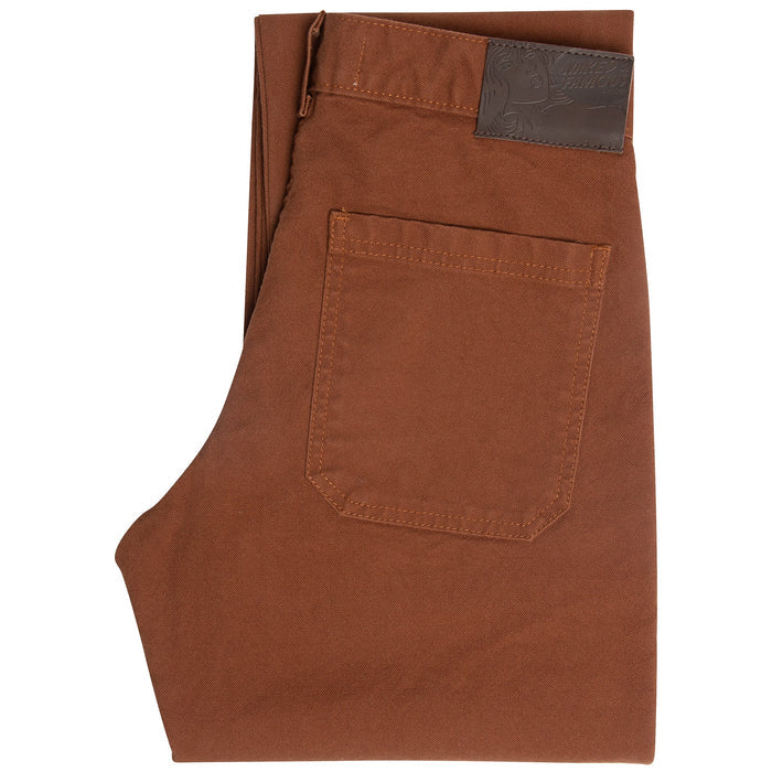 Fatigue Pant - Brick Canvas by Naked & Famous Denim