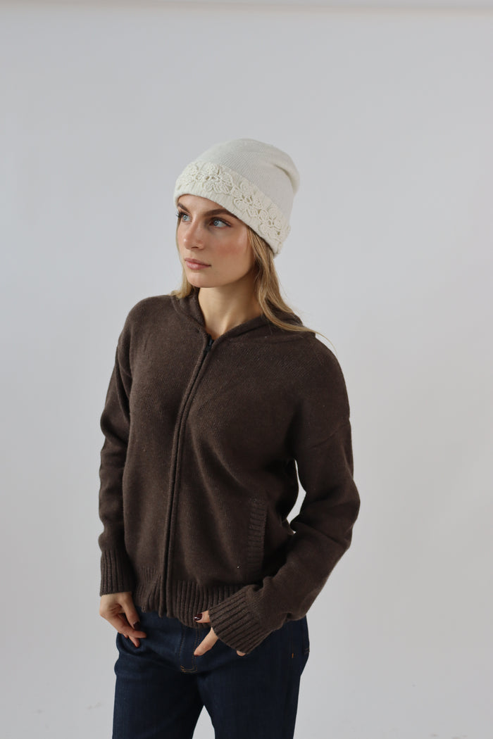 Fleur Hat in Ecru