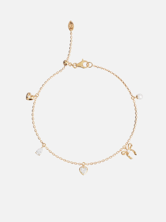Forever Yours Charm Bracelet - 18K Gold
