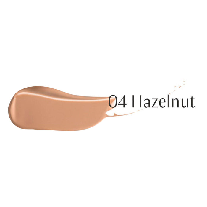 Nude-colored swatch labeled '04 Hazelnut' on a white background.