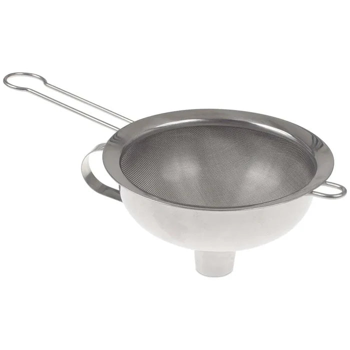 Funnel & Sieve from iSi on white background.