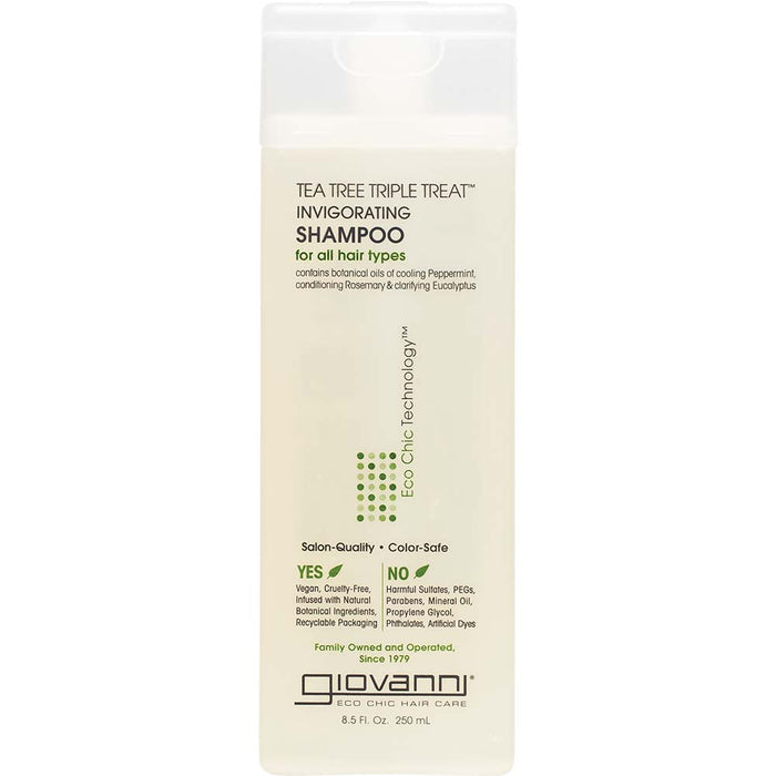 Giovanni Tea Tree Triple Treat Shampoo - 250ml - L'Organic