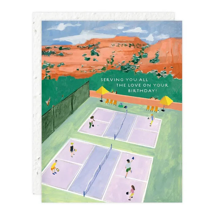 Pickleball- Birthday Card