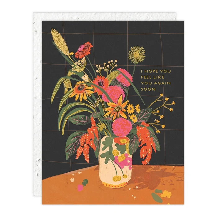 Vase Still Life- Get Well Card