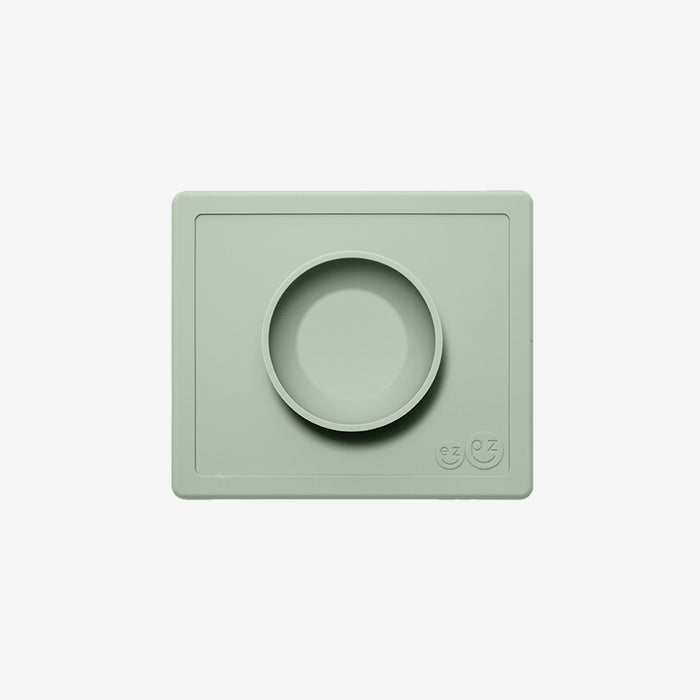 Happy Bowl in Sage by ezpz / The Original All-In-One Silicone Plates & Placemats that Stick to the Table #color_sage