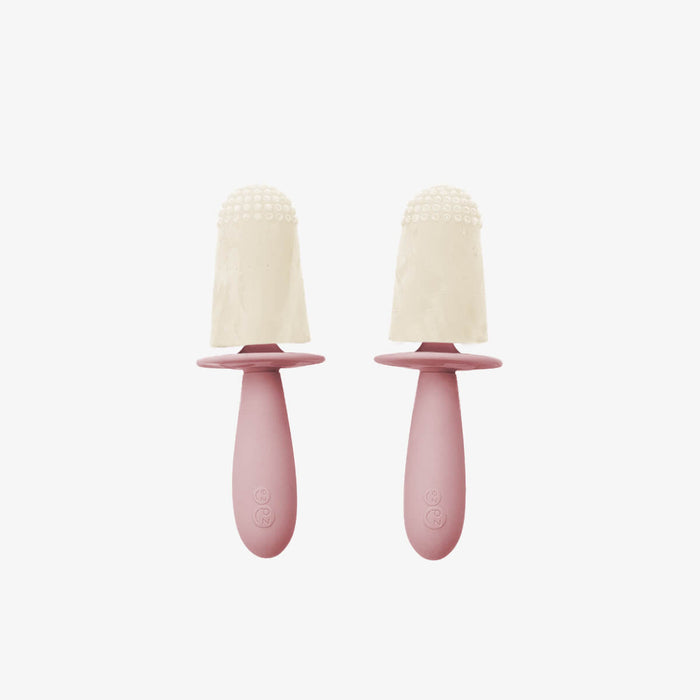 ezpz Happy Pops in Blush Pink | Silicone Popsicle Molds for Toddlers #color_blush