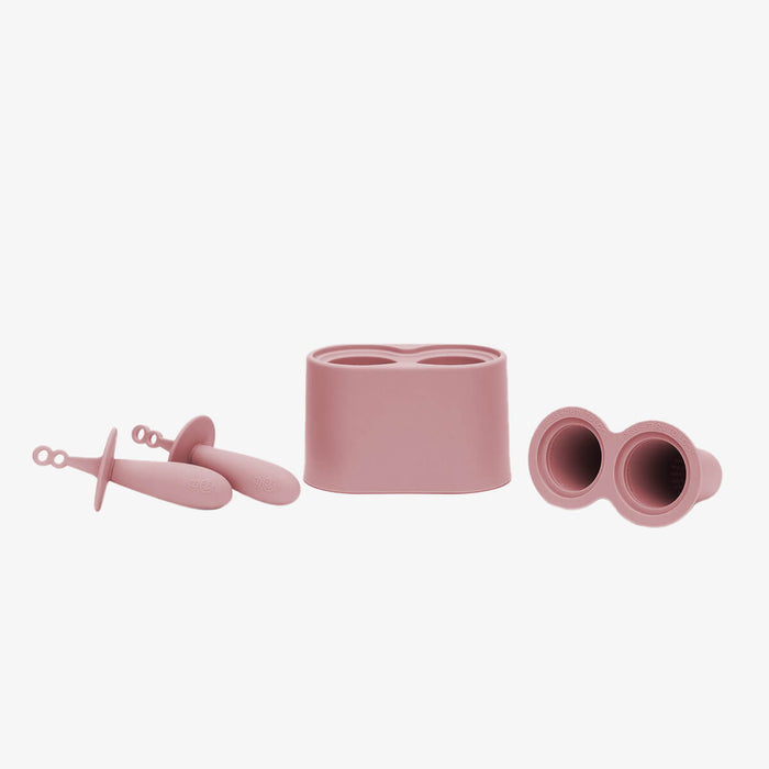 ezpz Happy Pops in Blush Pink | Silicone Popsicle Molds for Toddlers #color_blush