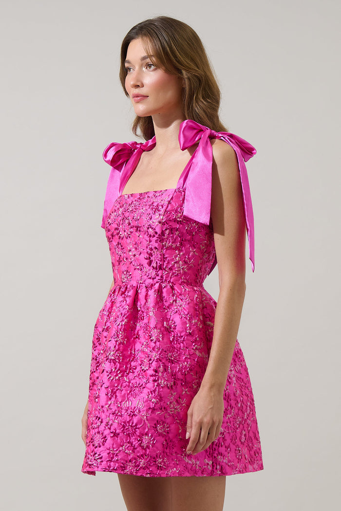 Harrington Jacquard Nidia Mini Dress