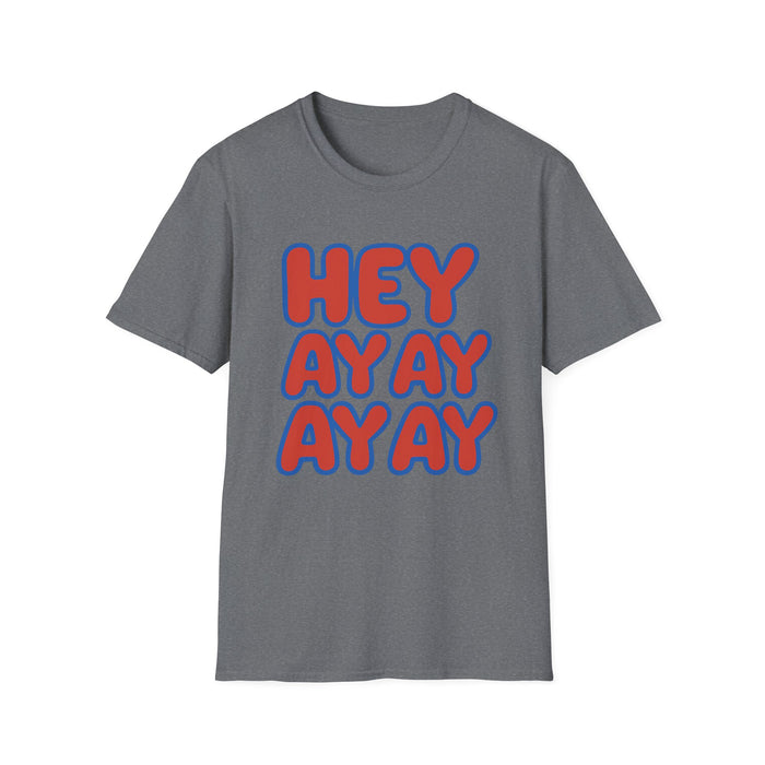 HEY AY AY AY Buffalo Football T-Shirt – Retro 716 Game Day Graphic Tee | Teesrus716