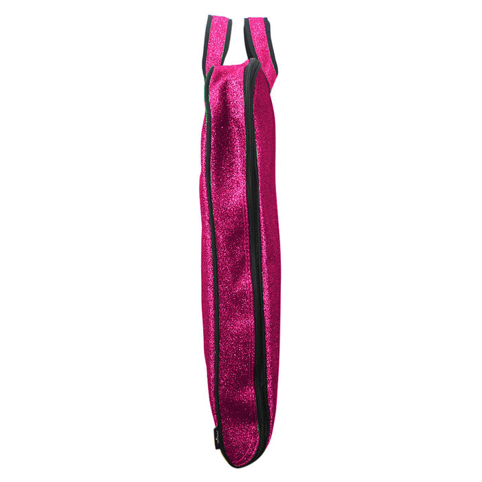 hot pink glitter garment bag, NGIL garment bag, dance garment bag, cheer garment bag, travel garment bag, competition garment bag, dancewear storage bag, wrinkle-free travel bag, glitter travel bag, dancer travel bag, cheerleader travel bag, monogram garment bag, foldable garment bag, lightweight dance bag, dance competition bag, glitter cheer bag, garment bag with hook, glitter clothing bag, sparkly garment bag, stylish travel bag, costume storage bag, dance outfit bag, cheer uniform bag