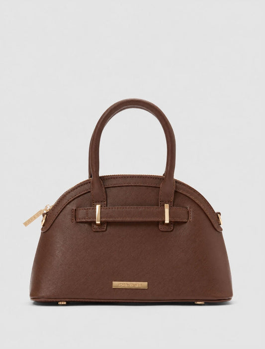 Indiana Bowler Bag 0 Chocolate Saffiano Forever New