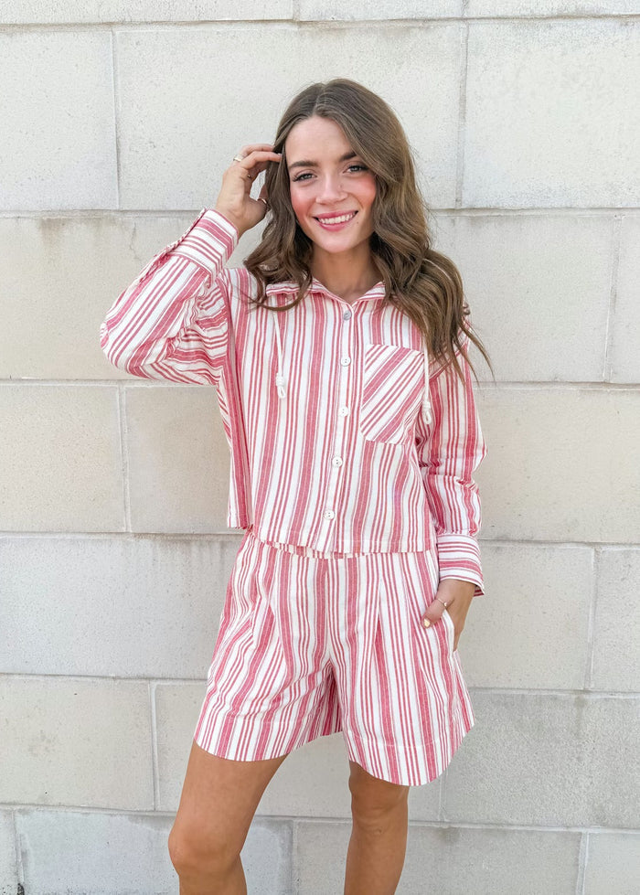 Ivy Jane Lila Striped Shorts