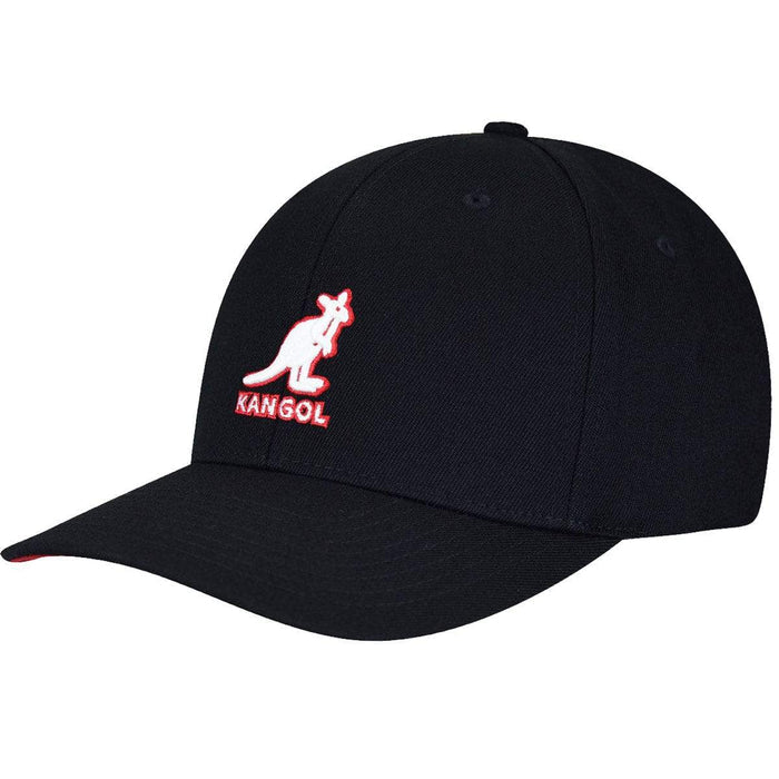 Kangol - 3D Wool Flexfit Cap - Black-Accessoires-5128BC