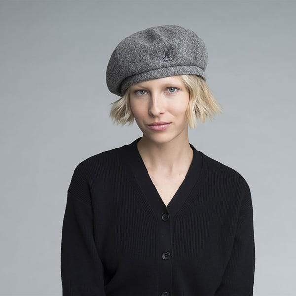 Kangol - Wool Jax Beret Flannel - UNISEXE-Accessoires-K3107ST