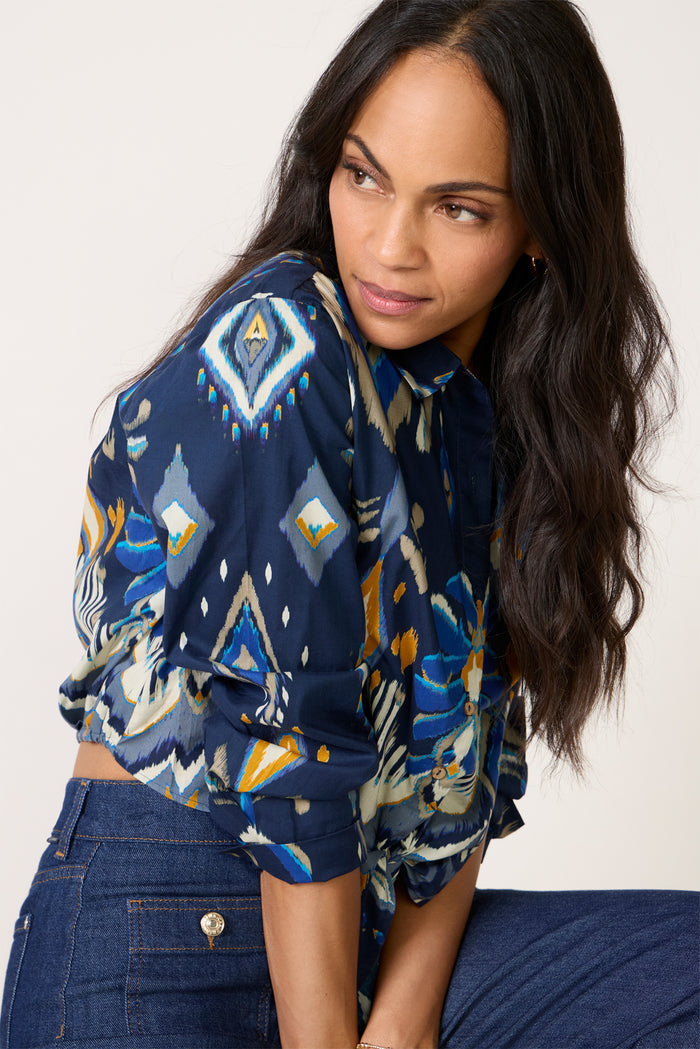 Kayla Tie Front Shirt