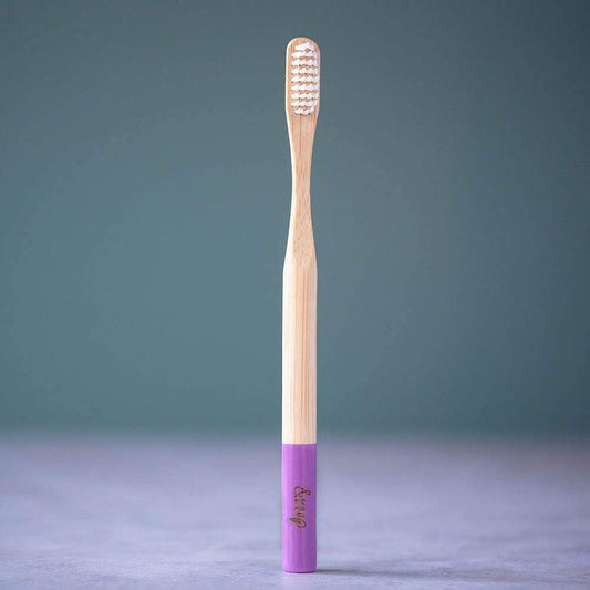&Keep Bamboo Toothbrush - Purple