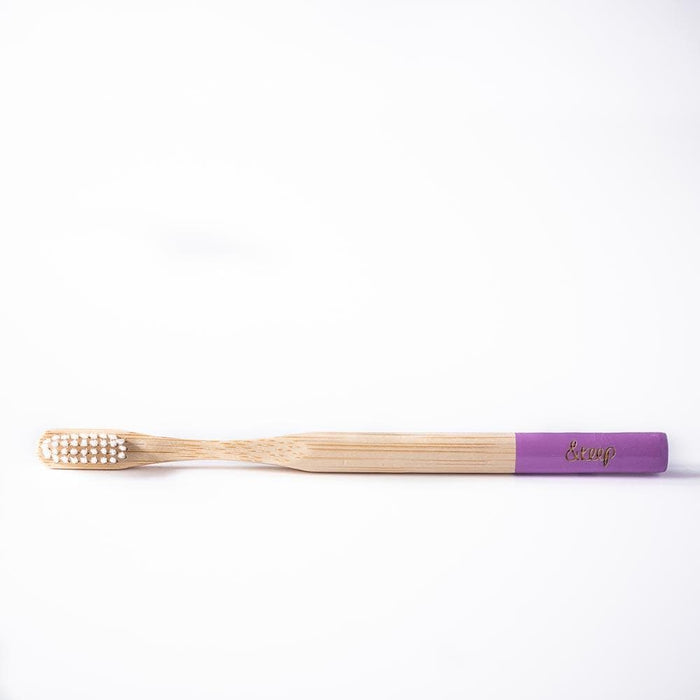 &Keep Bamboo Toothbrush - Purple