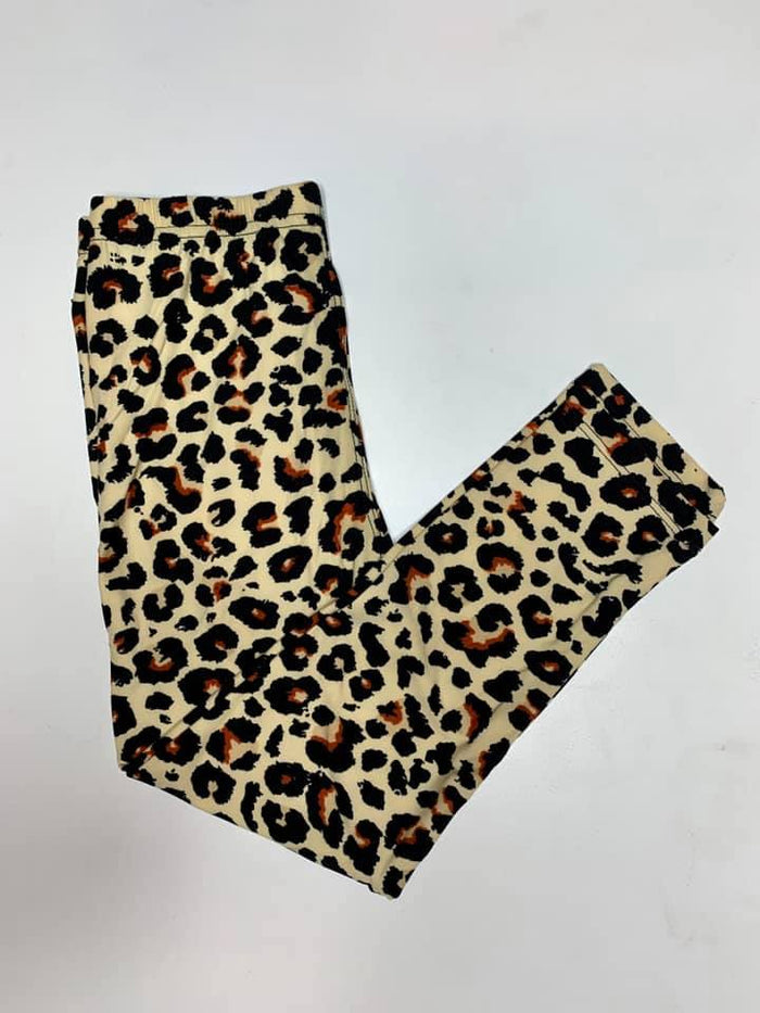 Kids Buttery Soft Leggings - Leopard 1