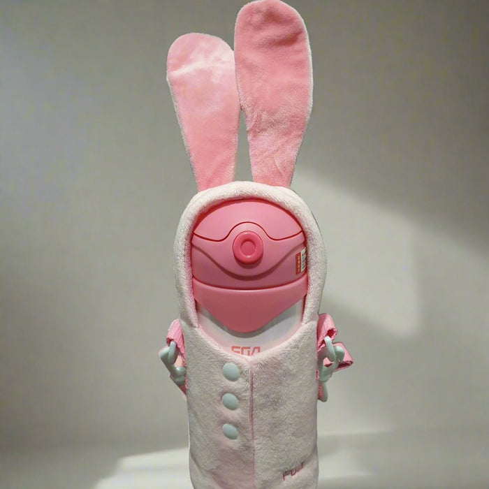 Kids Water bottle flask with fluffy cover