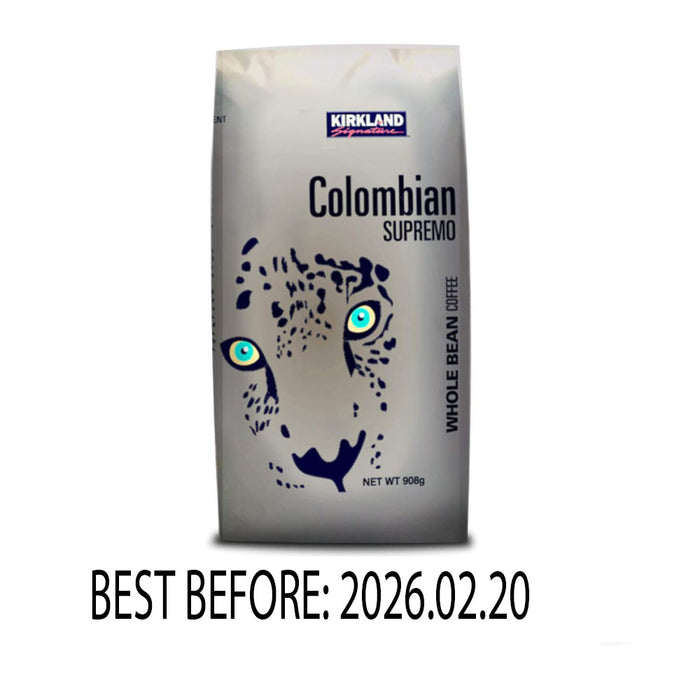 Kirkland Signature Colombian Supremo Whole Bean Coffee (908g)- CLEARANCE - Shoppers-kart.com