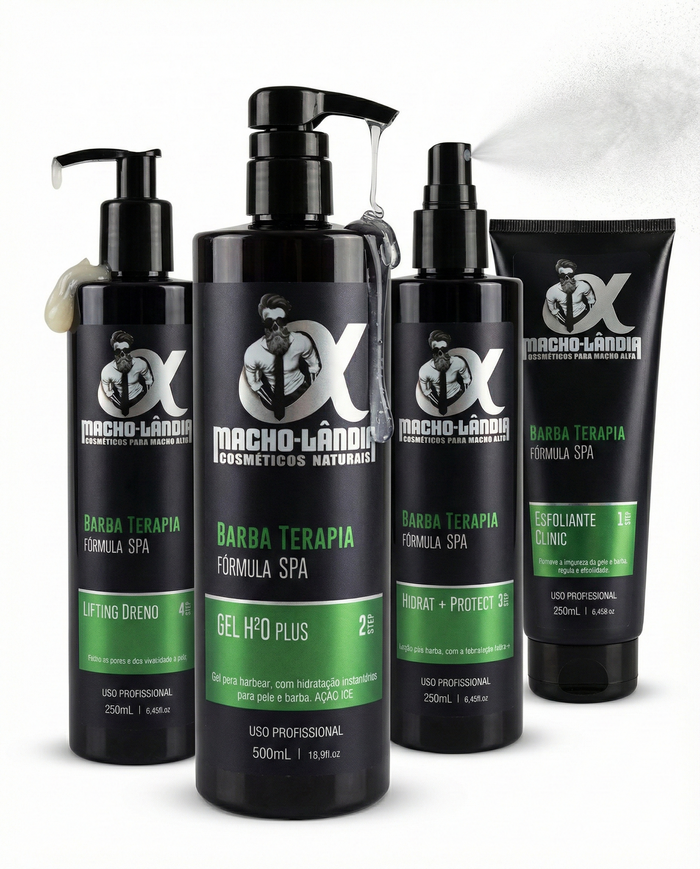 Kit Barbaterapia Profissional – Macho-Lândia