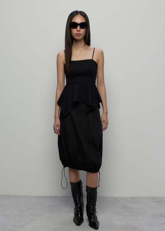 KNEE-LENGTH BUBBLE SKIRT