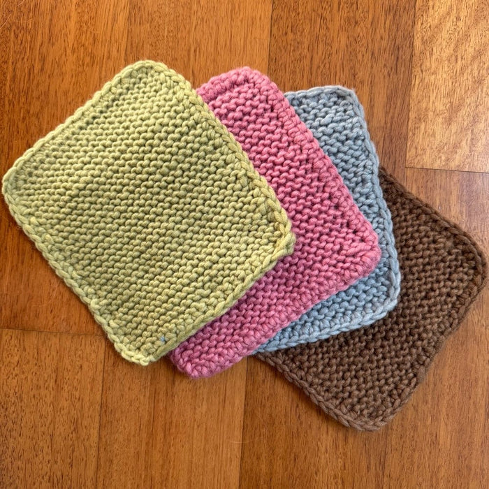 Knitted Wool Square Trivet &Keep