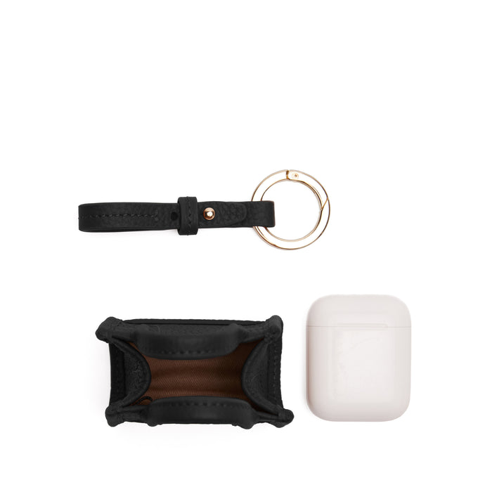 Kress Itty Bitty Bag Charm Black Pebble