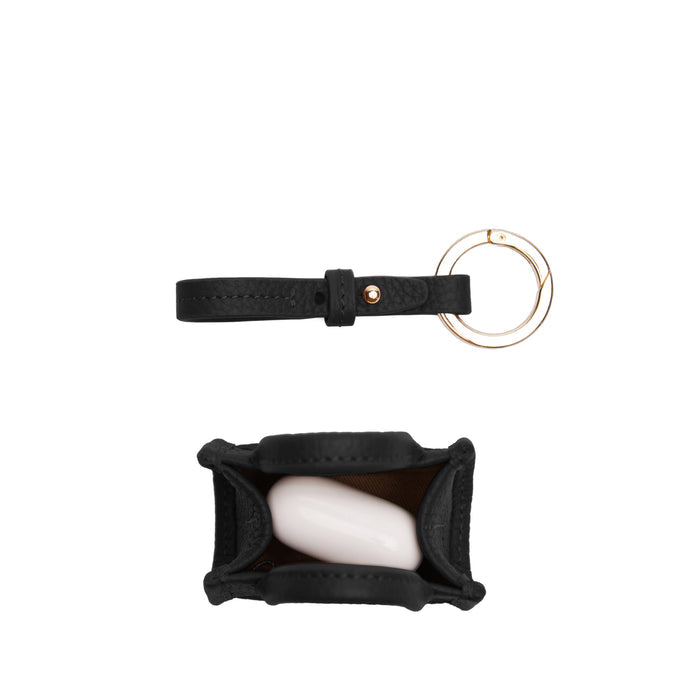 Kress Itty Bitty Bag Charm Black Pebble