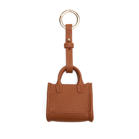 Kress Itty Bitty Bag Charm Saddle Brown