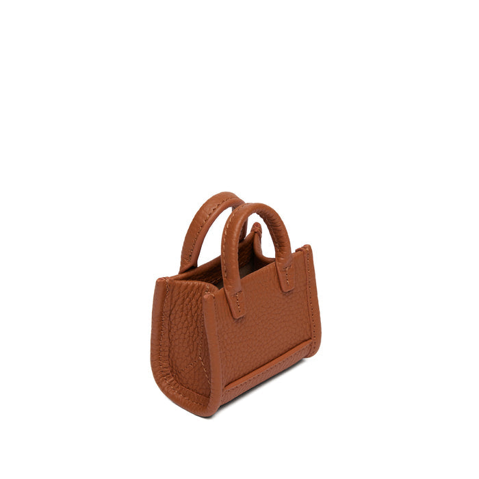Kress Itty Bitty Bag Charm Saddle Brown