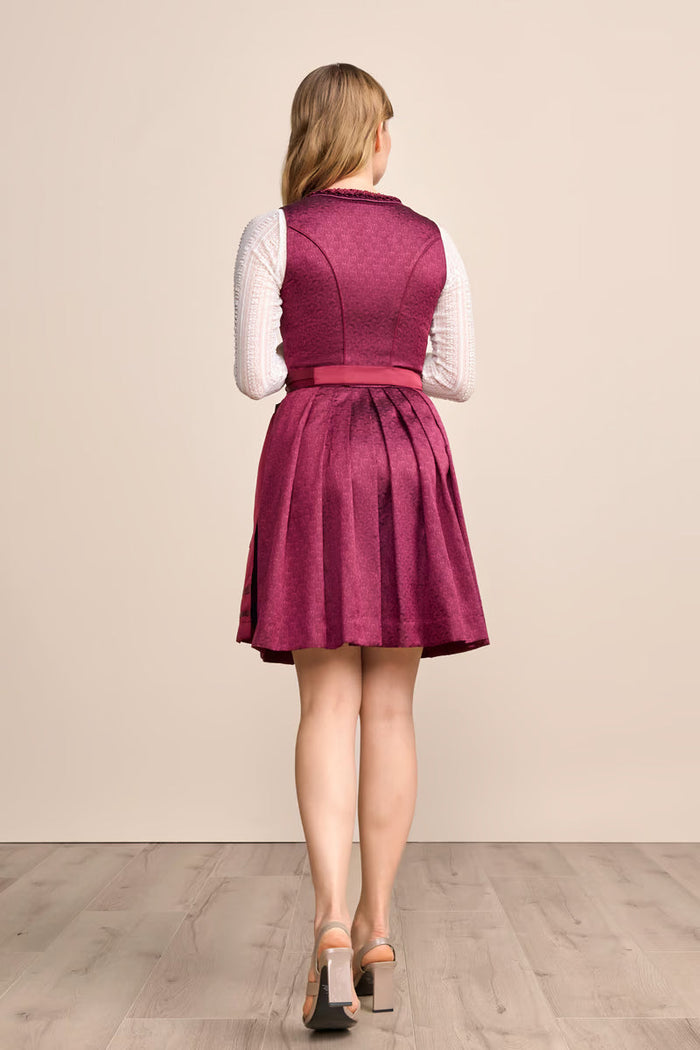 Kruger Thialda Mini Dirndl, Red — 50cm 2pc Set