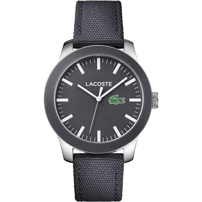 Lacoste The .12.12 Men's Grey Woven Nylon Watch - 2010919
