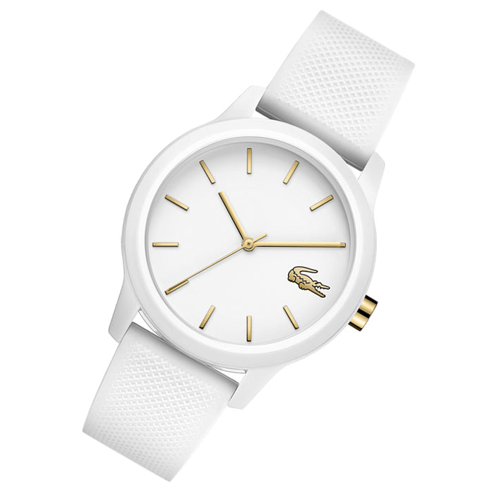 Lacoste The 12.12 White Silicone Women's Watch - 2001063