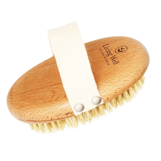Living Well lymphatic dry brush