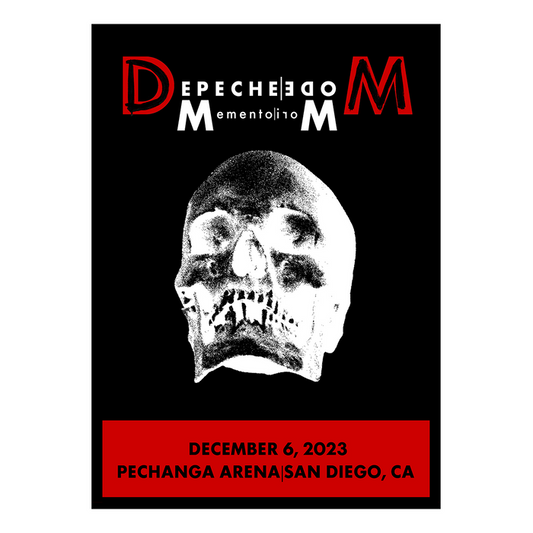 Memento Mori Tour 2023 San Diego Screen Print Poster Limited Edition