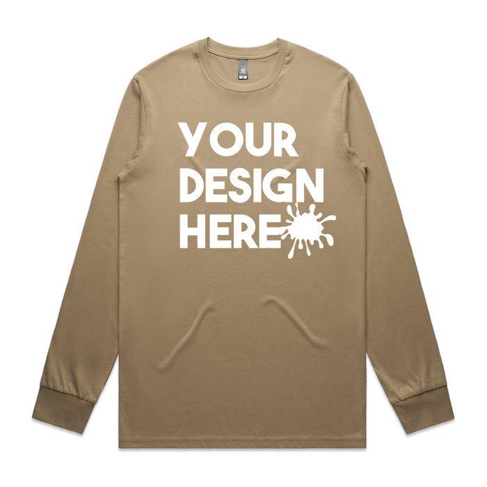 MENS CUSTOM LONG SLEEVE T SHIRT