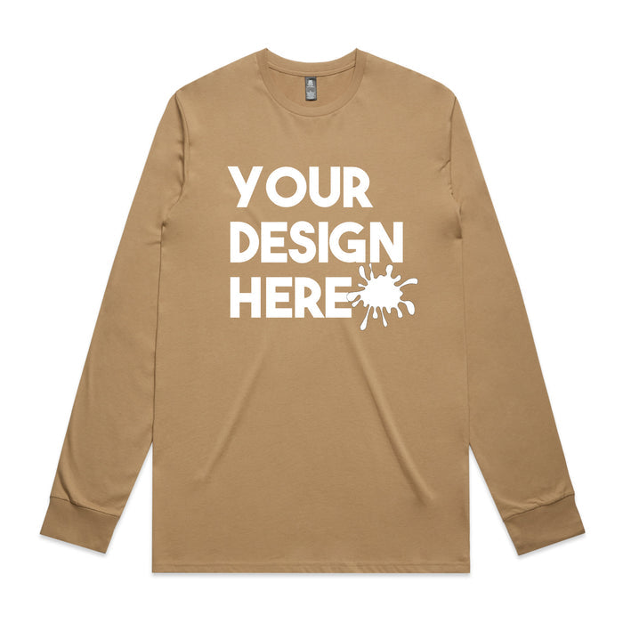 MENS CUSTOM LONG SLEEVE T SHIRT