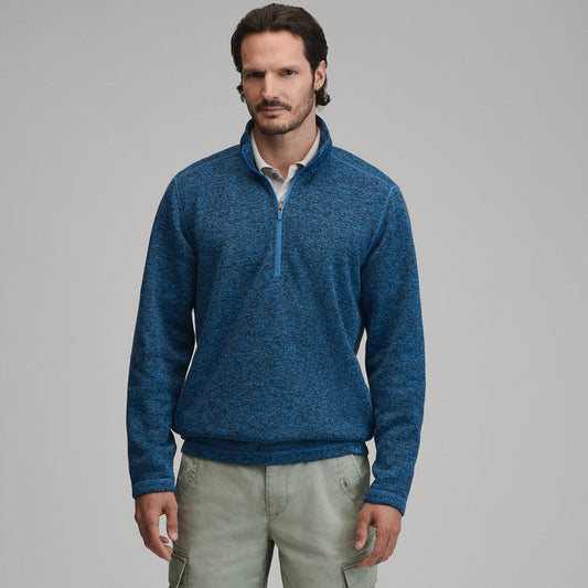 Radiator Fleece 1/4 Zip-Dk Chambray-1