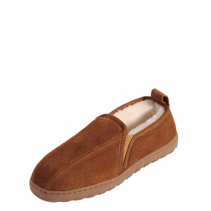 Mi Woolies - Charlie Sheepskin Slipper in the colour Walnut