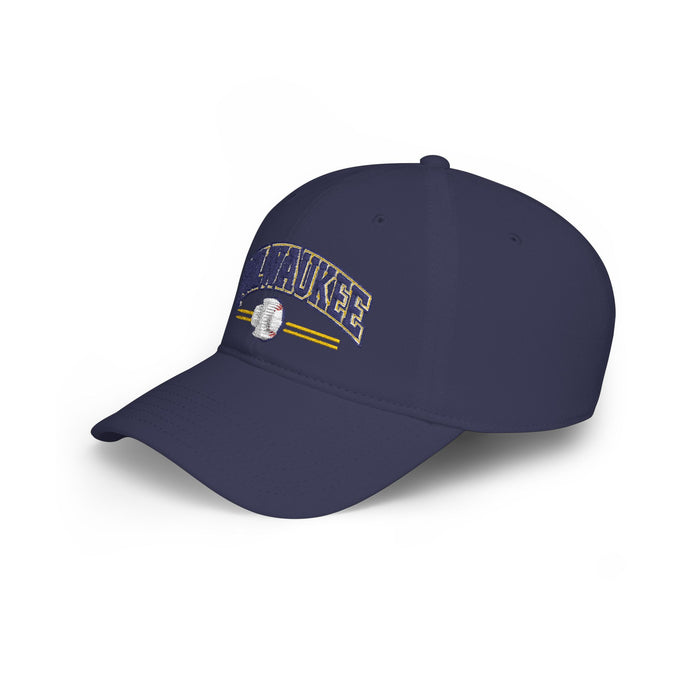 Milwaukee Retro Baseball Hat – Low Profile Brew City Dad Cap | Teesrus716
